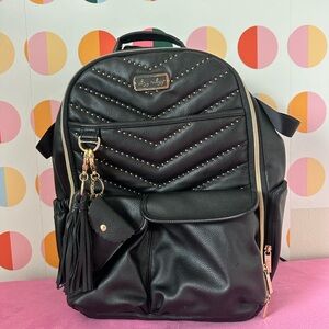 Itzy Ritzy Boss Black Rock and Roll Backpack